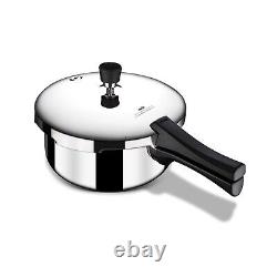 Stahl Triply Stainless Steel Pressure Cooker 2.5 Litre Outer Lid