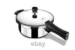 Stahl Triply Stainless Steel Pressure Cooker 5 Litre Outer Lid