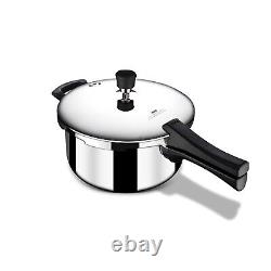 Stahl Triply Stainless Steel Xpress Pressure Cooker, 6.0 Liter Free Delivery