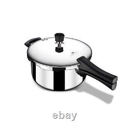 Stahl Triply Stainless Steel Xpress Pressure Cooker Outer Lid Standard, 9215, 5L