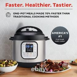 Stainless Steel 7-in-1 Electric Pressure Cooker Slow Cook, Rice, Steam, Sauté
