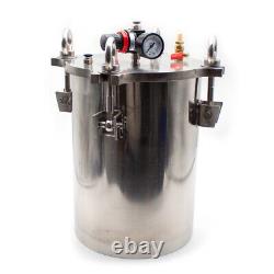 Stainless Steel Dispenser Pressure Tank Fluid Dispensing Bucket 1L-25L Y