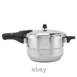 Stainless Steel Pressure Cooker Steaming Stewing For Gas Induction Stove 8L