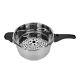 Stainless Steel Pressure Cooker Steaming Stewing Gas Induction Dual Use 6l