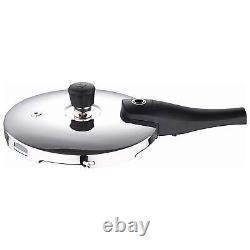 Stainless Steel Unpressure Cooker With Outer Lid Tri-Ply Elements Lid Outer Ltr