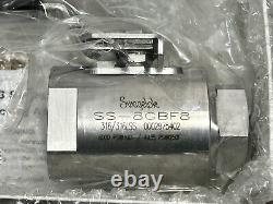 Swagelok SS-8GBF8 Ball Valve 6000 psig 1/2 FNPT High Pressure Stainless Steel
