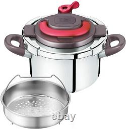 T-fal Pressure Cooker 4L One-touch opening/closing Paprika Red P4360432 Japan FS