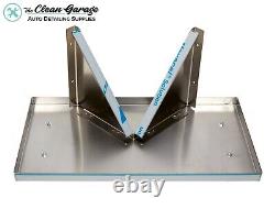 The Clean Garage Stainless Steel Wall Mount Pressure Washer Shelf 20 x 10