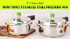 Triply Stainless Steel Pressure Pan Cooker 2 5 L U0026 3 5 L Toxin Free Cookware The Indus Valley