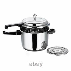 Vinod 18/8 Stainless Steel Pressure Cooker -7 Ltr (Induction Friendly) Free Ship
