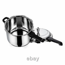 Vinod 18/8 Stainless Steel Pressure Cooker -7 Ltr (Induction Friendly) Free Ship
