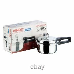 Vinod Platinum Triply Stainless Steel Pressure Cooker 2 L Free Shipping