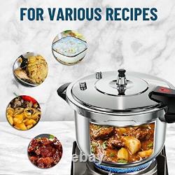 WantJoin Pressure Cooker 10 Quart Stainless Steel Pressure Canner Induction C