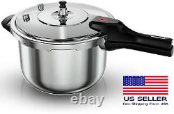 WantJoin Pressure Cooker 8-Quart Stainless Steel Canner Gas & Induction Canner