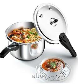 WantJoin Stainless Stee Commercial Size Pressure Cooker, 14.7qt