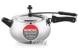 Borosil Pronto Pressure Cooker 5 Litres Acier Inoxydable Meilleurs Appareils De Cuisson
