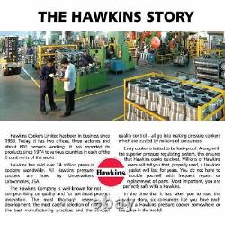 Hawkins Autocuiseur en acier inoxydable de 4 litres, compatible avec les plaques à induction HSS40.