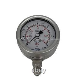 Manomètres de pression en acier inoxydable série 233.50.063