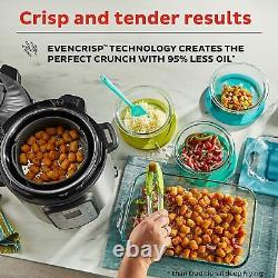 Pot Instantané Duo Crisp 11-en-1 Cuisinière De Pression Électrique Avec Air Fryer LID 6 Qt