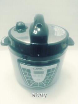 Power Pressure Cooker XL 6 Quart Modèle # Ppc770 Argent Acier Inoxydable Noir
