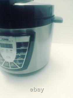Power Pressure Cooker XL 6 Quart Modèle # Ppc770 Argent Acier Inoxydable Noir