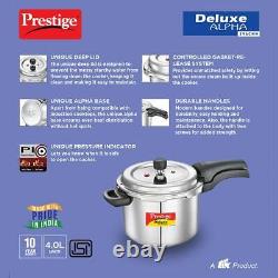 Prestige Deluxe Alpha Svachh 4 Ltr Cuisinière De Pression En Acier Inoxydable 20250