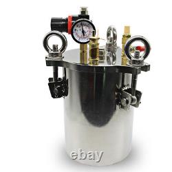 Réservoir de pression distributeur de fluide en acier inoxydable pour seau de distribution de 1L à 25L
