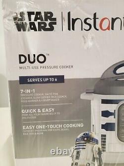 Star Wars Instant Pot Duo R2-d2 Limited Édition Spéciale Cooker 6 Quart