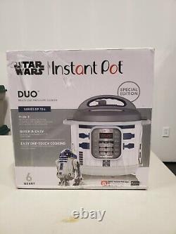 Star Wars Instant Pot Duo R2-d2 Limited Édition Spéciale Cooker 6 Quart