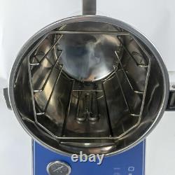 Stérilisateurs autoclaves médicaux à vapeur haute pression en acier inoxydable 24L dentaire
